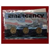 WWII Emergency Issue Silver Nickel Set