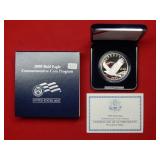 2008 Silver Proof "Bald Eagle"Commemorative Dollar