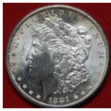 1881 S Morgan Silver Dollar Coin