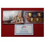 2007 Presidential Golden $1 US Proof Set