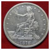 1878 S Silver Trade Dollar