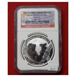 2011P Australia $1 Silver Koala NGC MS69