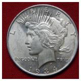 1934 D Peace Silver Dollar Coin