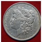 1884 O/O Morgan Silver Dollar Coin