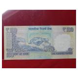 2011 100 Rupees India Note