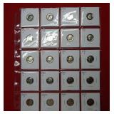 (20) Proof Roosevelt Dimes - back to 1968