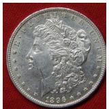 1896 Morgan Silver Dollar Coin