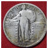 1927 Standing Liberty Silver Quarter