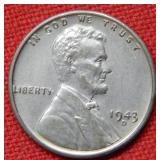 1943 D/D Steel Cent