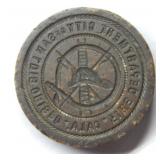 Fire Department Large Wax Stamp - Read Backwards