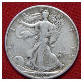 1929 S Walking Liberty Silver Half Dollar Coin