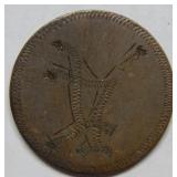 1886 Indian Head Cent Love Token