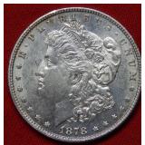 1878 7/8 Tail Feathers Morgan Silver Dollar