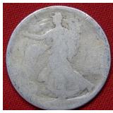 1916 D Walking Liberty Silver Half Dollar