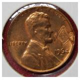 1964 D Lincoln Cent with Masonic Emblem