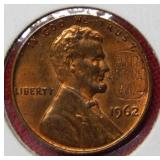 1962 Lincoln Cent with "Gettysburg Address"