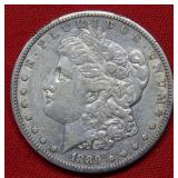 1889 S Morgan Silver Dollar Coin