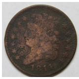 1811 Bust Half Cent Coin