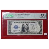 1928 A $1 Silver Certificate Fr#1601 PMG55