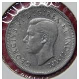 1939 Canada 5 Cent Coin