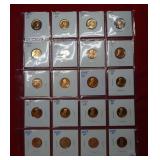 (20) Proof Lincoln Cents - back to 1957
