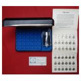 Presidential Miniature Sterling Silver Coin Set