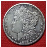 1895 O Morgan Silver Dollar