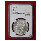 1903 Morgan Silver Dollar NGC MS63