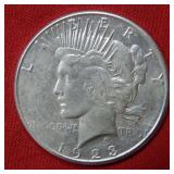 1923 S Peace Silver Dollar