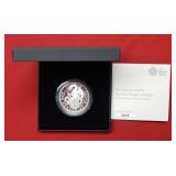2018 Proof Red Dragon of Wales 1oz Silver
