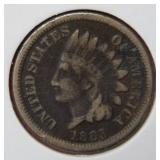 1863 Indian Head Cent