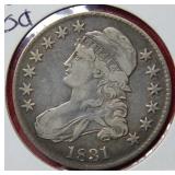 1831 Bust Silver Half Dollar