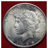 1925 S Peace Silver Dollar Coin