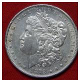 1878 S Morgan Silver Dollar Coin - First Year Issu
