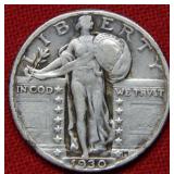 1930 Standing Liberty Silver Quarter