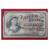 1853 Ten Cent Fractional Currency