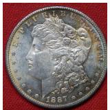 1887 S Morgan Silver Dollar Coin