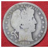1898 O Barber Silver Half Dollar Coin