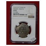 1615-21 T P Spain 4R Toledo/Philip III NGC XF40