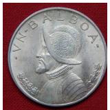 1947 Panama Silver Balboa Coin
