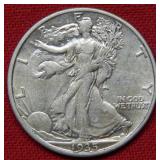 1935 S Walking Liberty Silver Half Dollar Coin