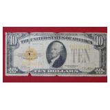 1928 US $10 Gold Certificate
