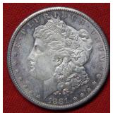 1881 S Morgan Silver Dollar Coin