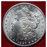 1897 S Morgan Silver Dollar