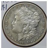 1895 S Morgan Silver Dollar Coin