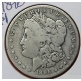 1896 S Morgan Silver Dollar Coin