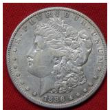 1886 S Morgan Silver Dollar Coin