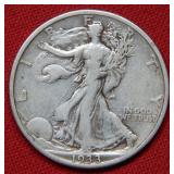 1933 S Walking Liberty Silver Half Dollar Coin
