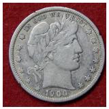 1900 S Barber Silver Half Dollar