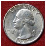 1932 S Washington Silver Quarter